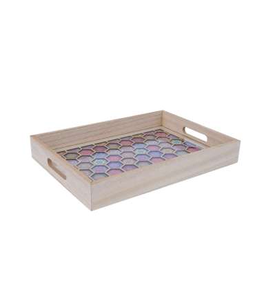 Kandik HAZEL 35x25cm, värviline muster