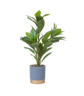 Kunsttaim GREENLAND H40cm, roheline leht