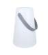 LED-latern WINGS DORIS D14xH20,5cm valge, taimer 6h