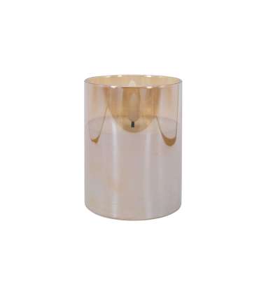 LED-küünal WINGS GOLDIE D7,5xH10cm kuldne, taimer 6h