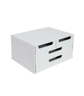 Dokumendisahtlid WILMA 34x26x18,5cm, valge