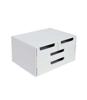 Dokumendisahtlid WILMA 34x26x18,5cm, valge