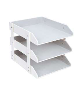 Dokumendiriiul WILMA 28x35xH27cm, valge