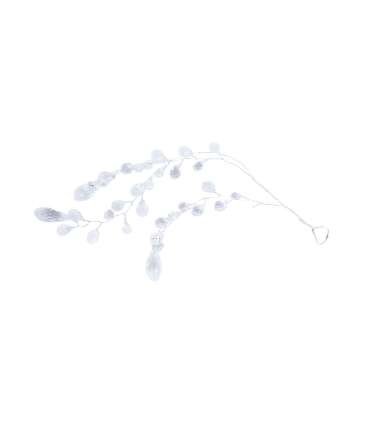 Jõuluehe SHINE H30cm, valged pärlid