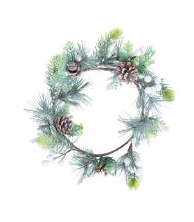 Pärg GREENLAND D20cm, valged marjad