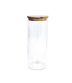 Klaaspurk THERON D10xH18cm kaanega