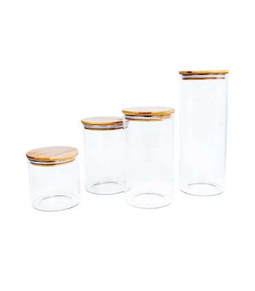 Klaaspurk THERON D10xH18cm kaanega