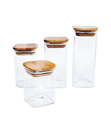 Klaaspurk THERON D6xH10cm kaanega, kandiline