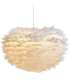 Laelamp FEATHER D50cm valge