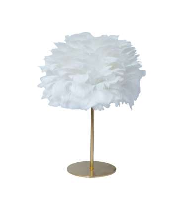 Laualamp FEATHER D30cm, valge/kuld