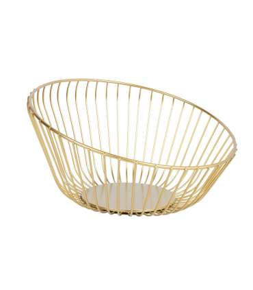 Vaagen NISSA D25xH13cm, kuldne ovaal