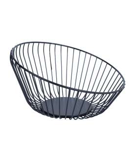 Vaagen NISSA D25xH13cm, must ovaal