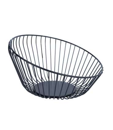 Vaagen NISSA D25xH13cm, must ovaal