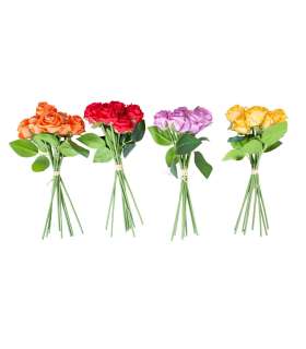 Kunstlill FLOWERLY H32cm roos, mix