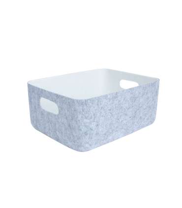 Kast LIDO FELT 33x25xH14cm, helehall vilt