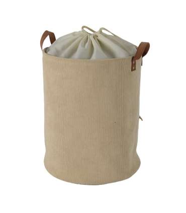 Pesukorv LIDO LEO D38xH48cm, beež velvet