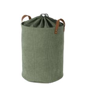 Pesukorv LIDO LEO D38xH48cm, roheline velvet