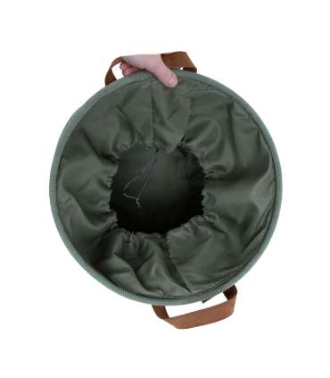 Pesukorv LIDO LEO D38xH48cm, roheline velvet