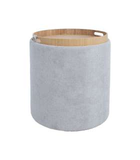 Tumba/laud HIRO D39xH44cm, beež, panipaigaga