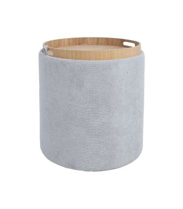 Tumba/laud HIRO D39xH44cm, beež, panipaigaga