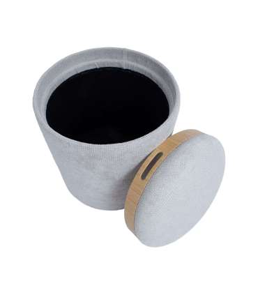 Tumba/laud HIRO D39xH44cm, beež, panipai