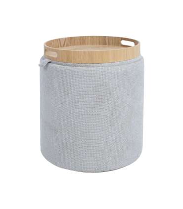 Tumba/laud HIRO D34,5xH37cm, beež, panipaigaga