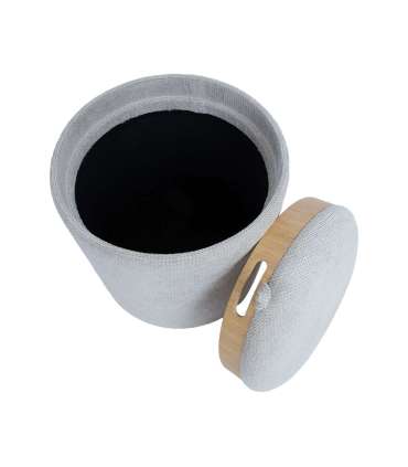 Tumba/laud HIRO D34,5xH37cm, beež, panip