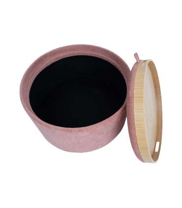 Tumba/laud HIRO D56xH42.5cm, roosa, panipaigaga