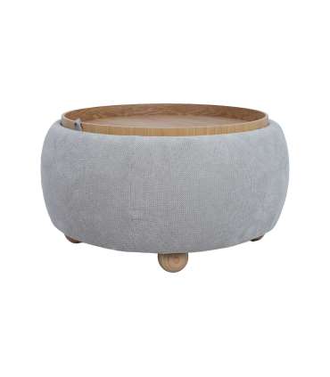 Tumba/laud HIRO D67xH38cm, beež, panipaigaga