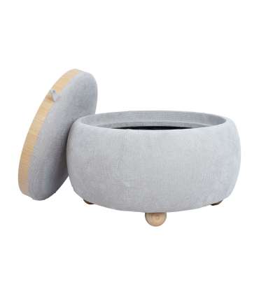 Tumba/laud HIRO D67xH38cm, beež, panipaigaga