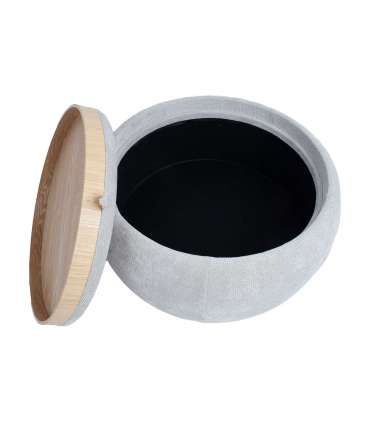 Tumba/laud HIRO D67xH38cm, beež, panipaigaga