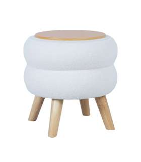 Tumba/laud HANA D40xH41cm, valge, panipa