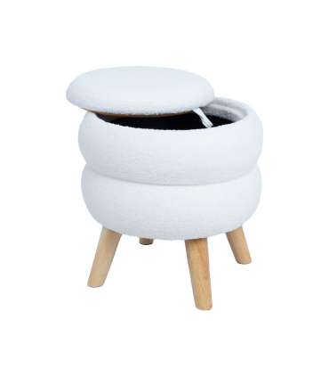 Tumba/laud HANA D40xH41cm, valge, panipaigaga