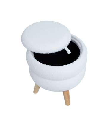 Tumba/laud HANA D40xH41cm, valge, panipa