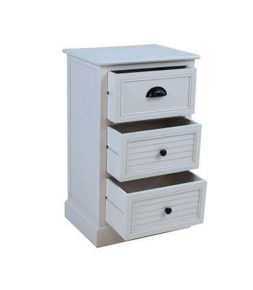 Kummut MELDON 45x35xH75.5cm, valge