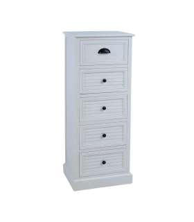 Kummut MELDON 45x35xH116.5cm, valge