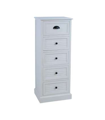 Kummut MELDON 45x35xH116.5cm, valge