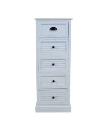 Kummut MELDON 45x35xH116.5cm, valge