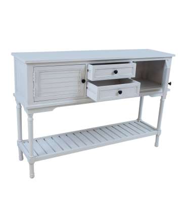 Abilaud MELDON 120x33xH81cm, valge