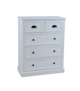 Kummut MELDON 80x35xH103cm, valge