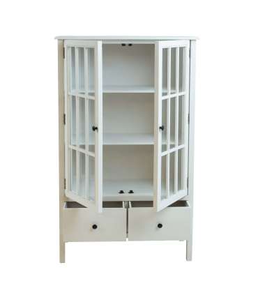 Vitriinkapp DEVON 80.5x35xH136cm, valge