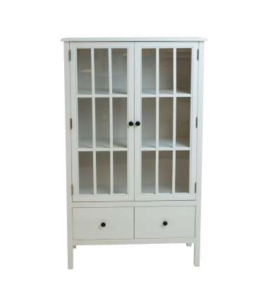 Vitriinkapp DEVON 80.5x35xH136cm, valge