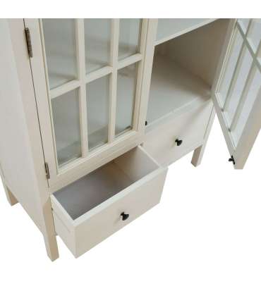 Vitriinkapp DEVON 80.5x35xH136cm, valge