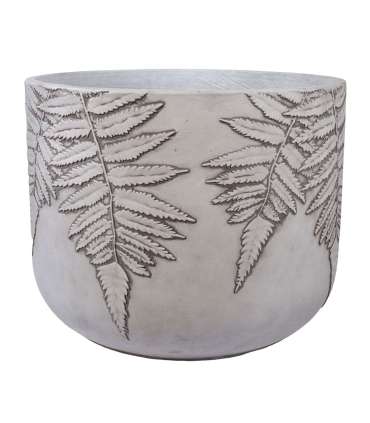 Lillepott FERN D55xH43.5cm, valge/hall