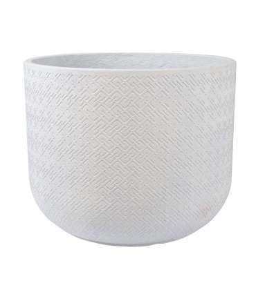 Lillepott SELENA D55xH43.5cm, valge