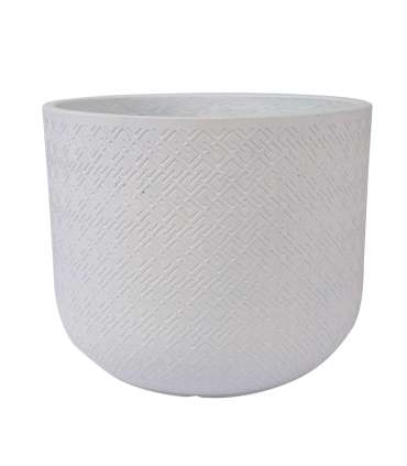 Lillepott SELENA D44xH36cm, valge