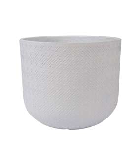 Lillepott SELENA D37xH30cm, valge