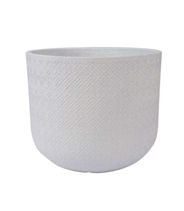 Lillepott SELENA D37xH30cm, valge