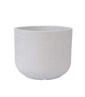 Lillepott SELENA D30xH24.5cm, valge