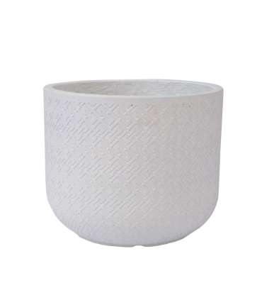 Lillepott SELENA D30xH24.5cm, valge